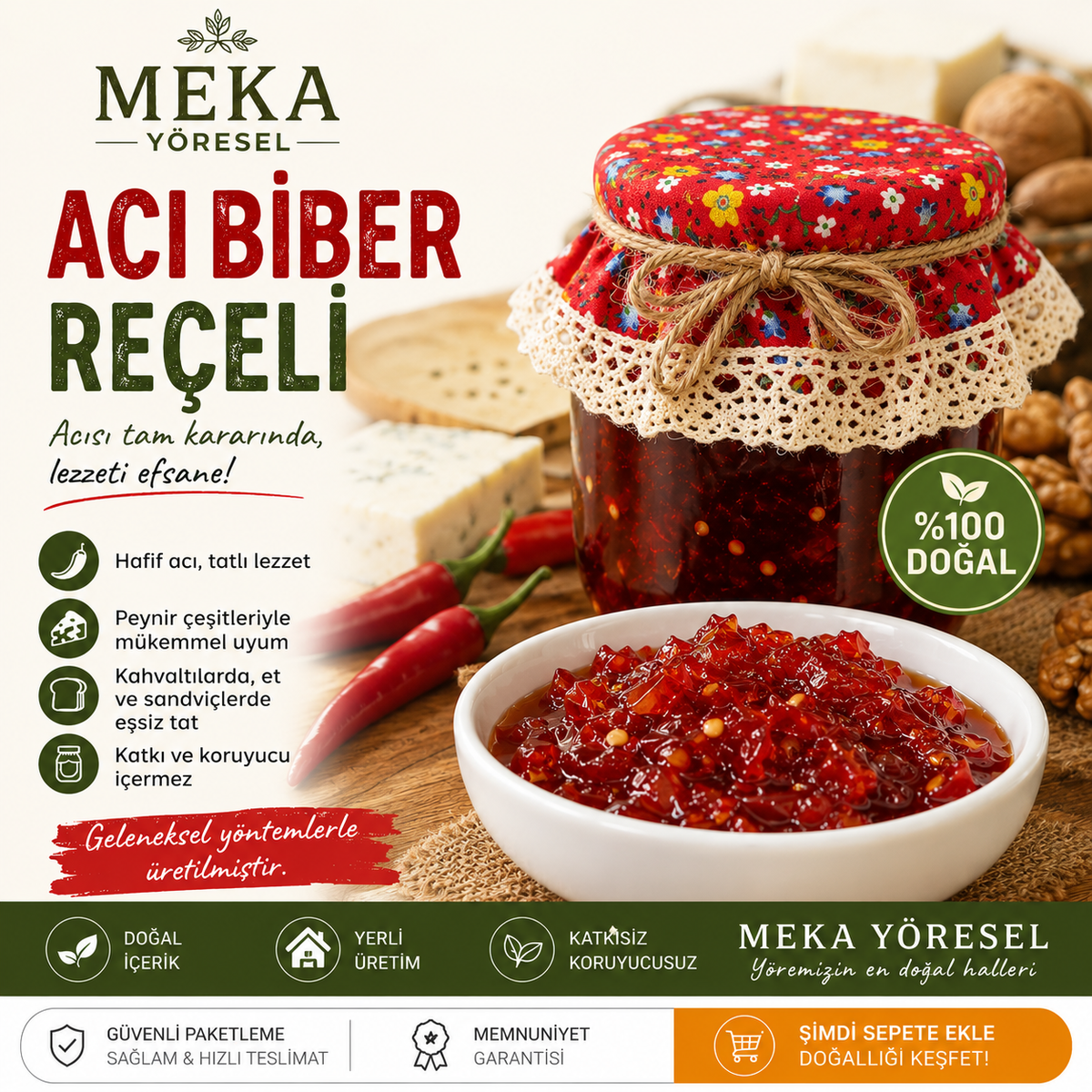 ACI BİBER REÇELİ 540GR